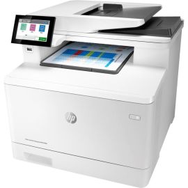 HP LaserJet M480f Laser Multifunction Printer-Color-Copier/Fax/Scanner-27 ppm Mono/27 ppm Color Print-600x600 Print-Automatic Duplex Print-55000 Pages Monthly-300 sheets Input-Color Scanner-600 Optical Scan-Color Fax-Gigabit Ether