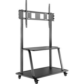 V7 Ultra Heavy Mobile TV Cart - Up to 60in to 105in Displays - 330lbs/150kg Capacity - Steel - 46.3