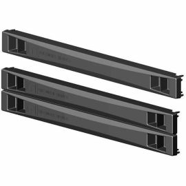 1U FILLER PANEL, SNAP-IN 1U X 19FTW, BLACK PACK OF 50