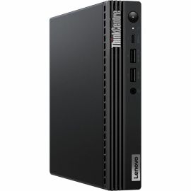 Lenovo ThinkCentre M70q Gen 3 11T300C0US Desktop Computer - Intel Core i5 12th Gen i5-12400T Hexa-core (6 Core) 1.80 GHz - 16 GB RAM DDR4 SDRAM - 256 GB M.2 PCI Express NVMe 4.0 x4 SSD - Tiny - Black