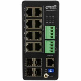 Transition Networks Managed Hardened PoE+ Switch