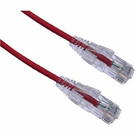 Axiom 2FT CAT6A BENDnFLEX Ultra-Thin Snagless Patch Cable (Red) - TAA Compliant