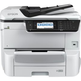 Epson WorkForce Pro WF-C8690 Inkjet Multifunction Printer-Color-Copier/Fax/Scanner-35 ppm Mono/35 ppm Color Print-4800x1200 dpi Print-Automatic Duplex Print-75000 Pages-750 sheets Input-Color Flatbed Scanner-1200 dpi Optical Scan