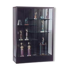 ELITE FREESTANDING DISPLAY CASE 66H X 48W X 18D, THE ELITE FREESTANDING DISPLAY